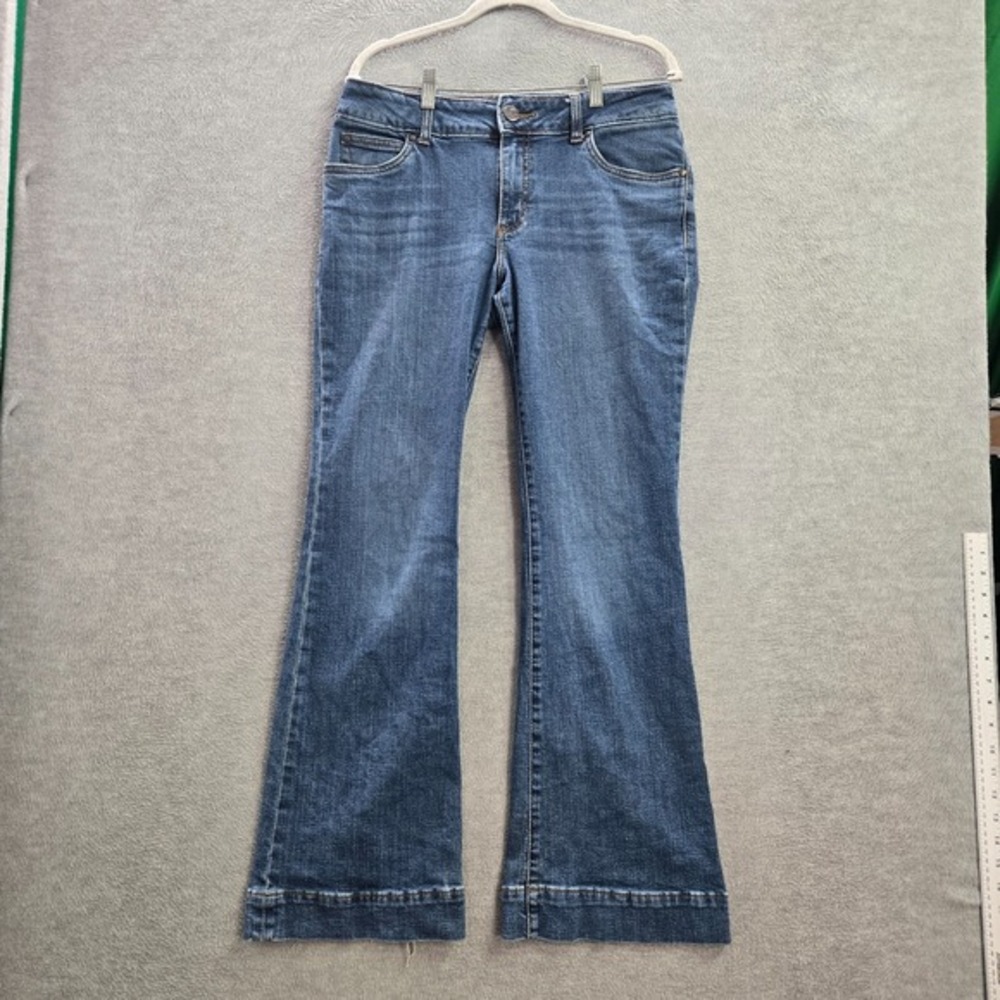 Wrangler Retro Women Jeans 9X32 Blue Flared Denim READ